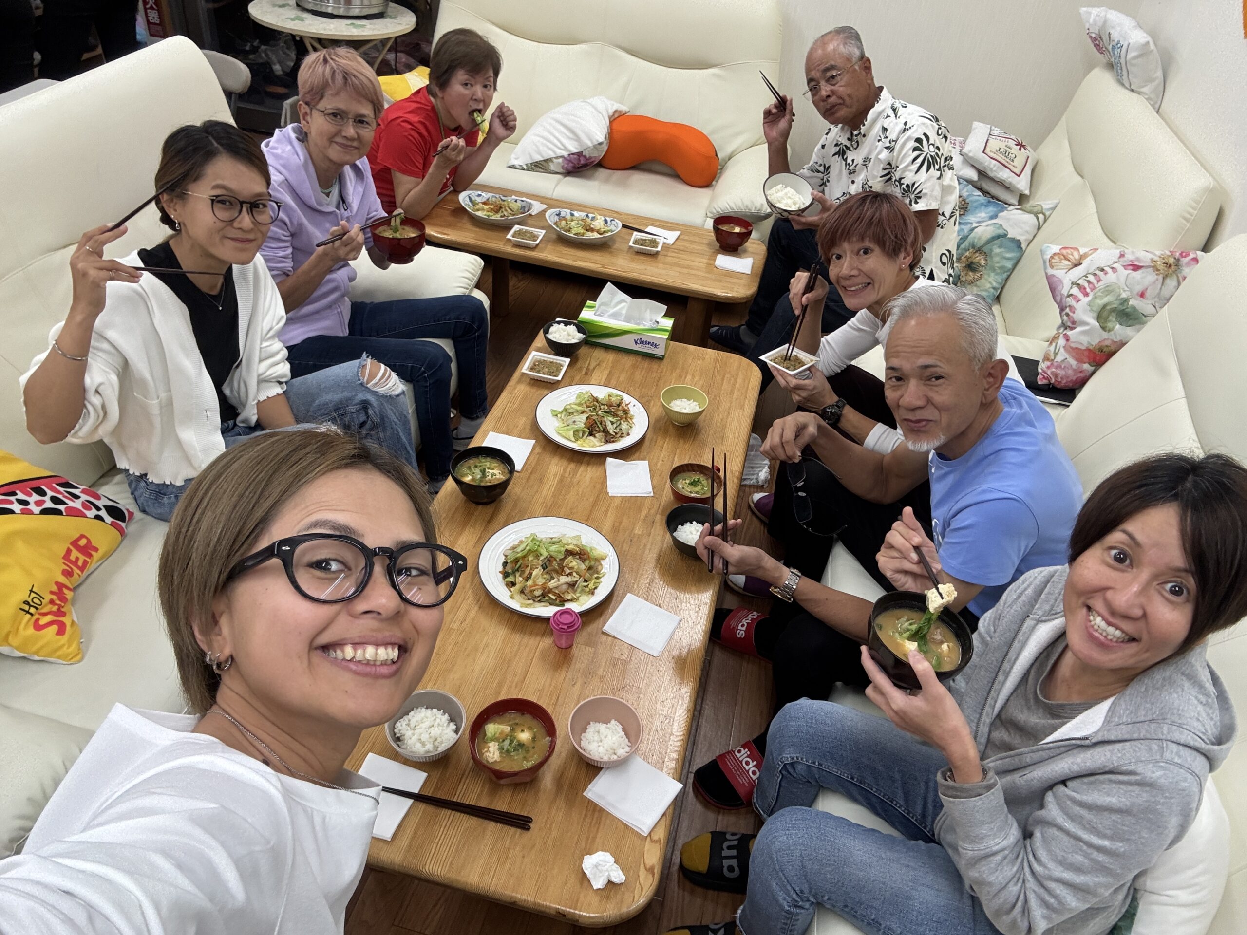 野菜たっぷりランチ🍙